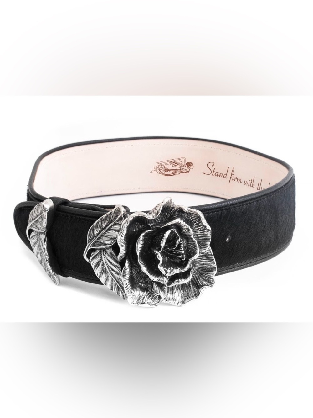 JOHN FLUEVOG Rohesia Belt With Rose Buckle